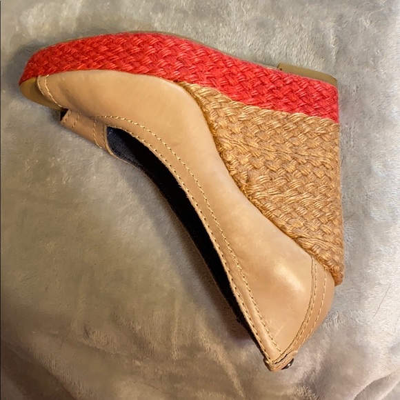 Calvin Klein Jeans Peep Toe Wedges Size 8.5 - Picture 8 of 11